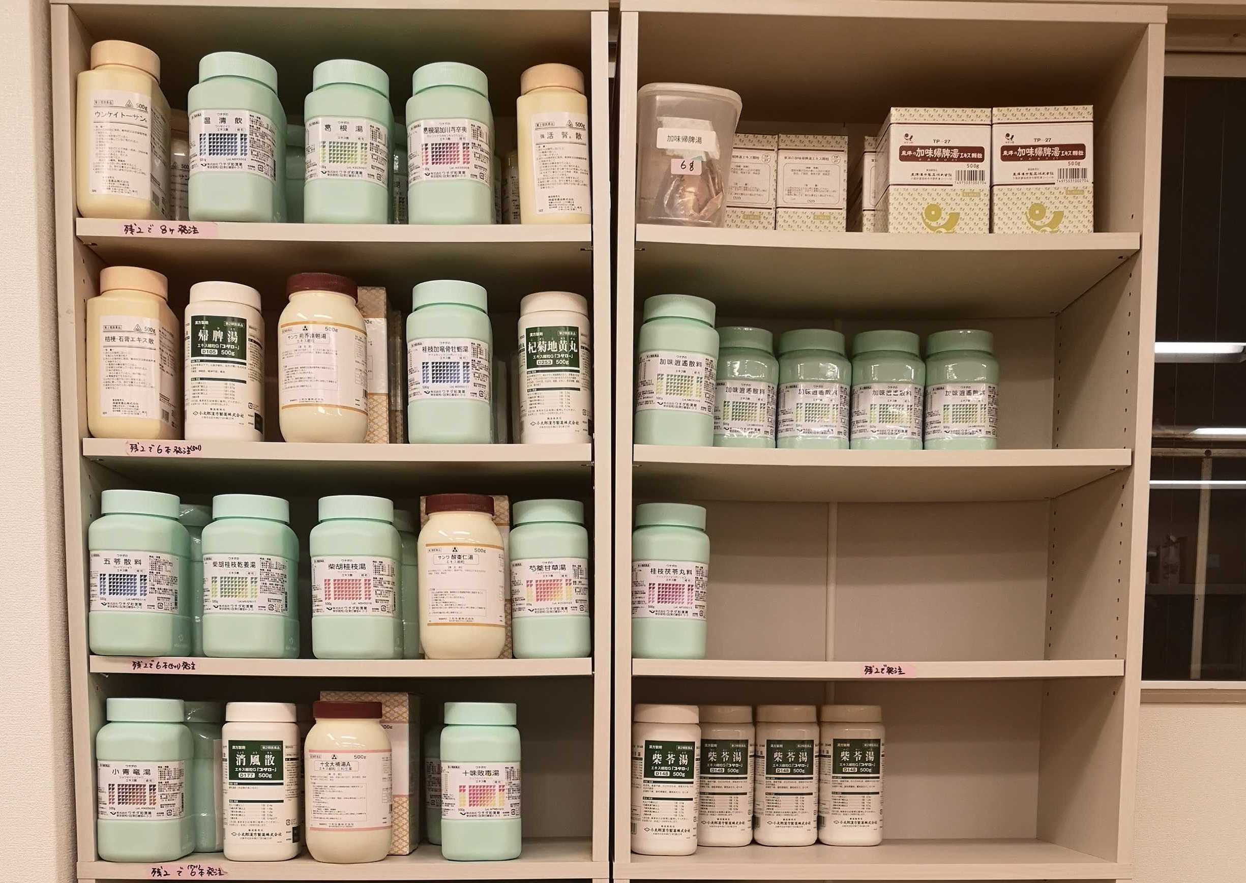 医薬品の陳列状況